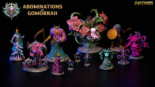 3D Printed Clay Cyanide Abominations of Gomorrah - Derygon the Hedonist 28mm 32mm D&D - 3D Printing Boss