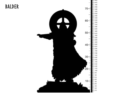3D Printed Clay Cyanide Balder Norse Mythology 28 32 mm D&D - 3D Printing Boss