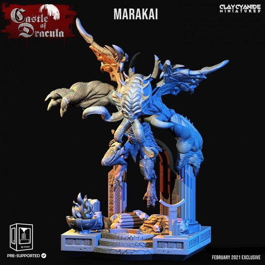 3D Printed Clay Cyanide Castle of Dracula - Marakai 28mm 32mm D&D - 3D Printing Boss
