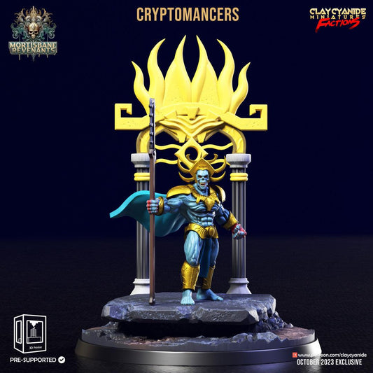 3D Printed Clay Cyanide Cryptmancers Mortisbane Revenants 28 32 mm D&D - 3D Printing Boss