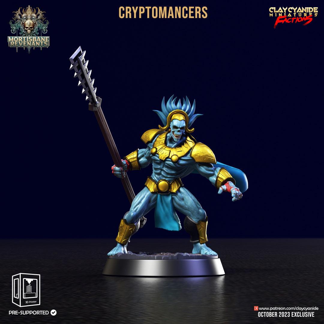 3D Printed Clay Cyanide Cryptmancers Mortisbane Revenants 28 32 mm D&D - 3D Printing Boss