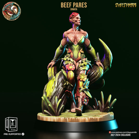 3D Printed Clay Cyanide Diwata Set Philippine Mythology 28 32 mm D&D - 3D Printing Boss