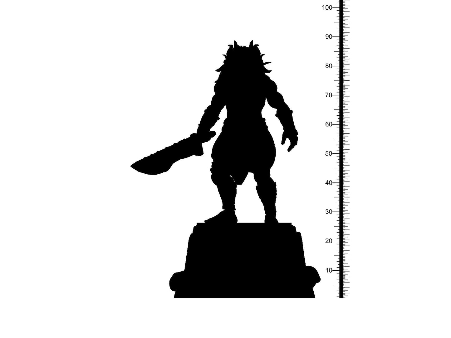 3D Printed Clay Cyanide Epic of Gilgamesh Set Gilgamesh 28 32 mm D&D - 3D Printing Boss