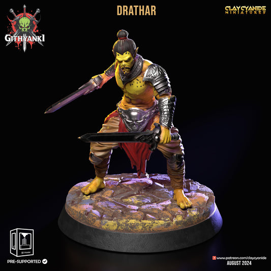 3D Printed Clay Cyanide Githyanki Warriors Set 28 32 mm D&D - 3D Printing Boss