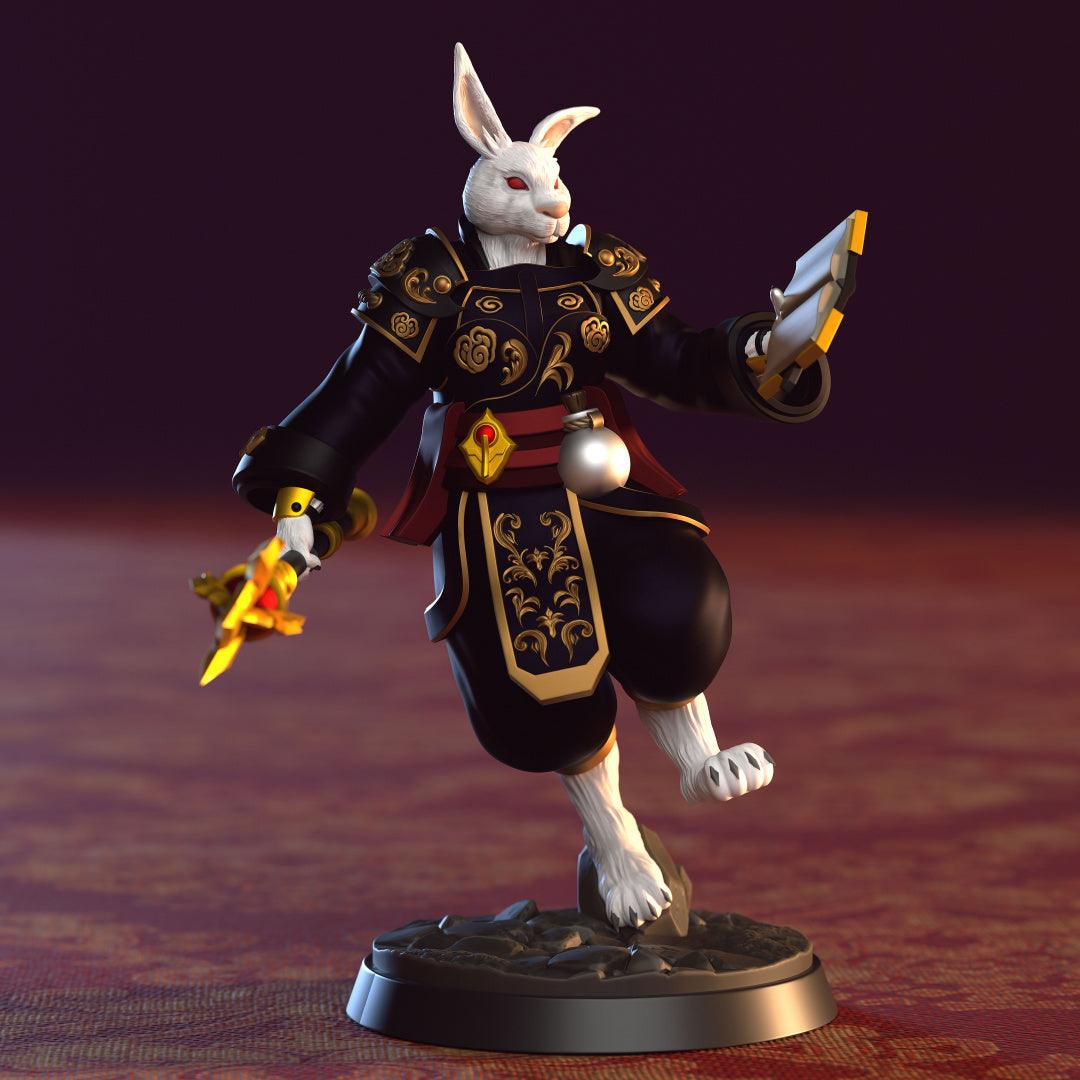 3D Printed Clay Cyanide Lunar Cottontails Factions Ragnarok D&D - 3D Printing Boss