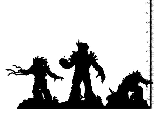 3D Printed Clay Cyanide Mandrakes Ethiopian Mythos 28 32 mm D&D - 3D Printing Boss