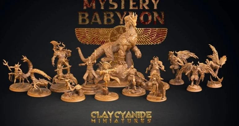 3D Printed Clay Cyanide Mystery Babylon - Nimrod 28mm 32mm D&D - 3D Printing Boss