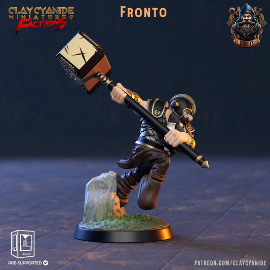 3D Printed Clay Cyanide The Bobbits Factions Ragnarok D&D - 3D Printing Boss