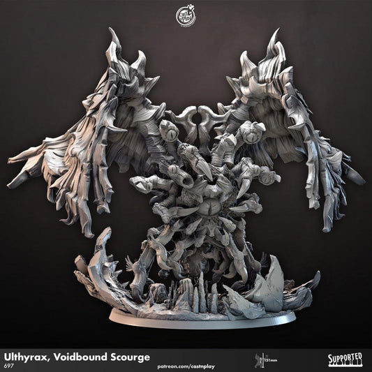 3D Printed Clay Cyanide Ulthyrax, Voidbound Scourge 28 32 mm D&D - 3D Printing Boss