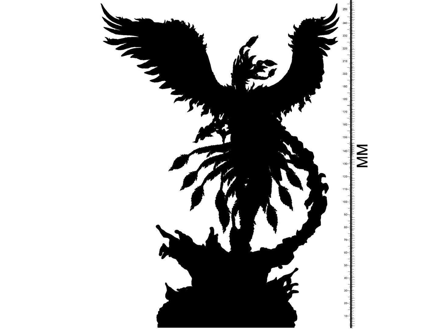 3D Printed Clay Cyanide Vermillion Bird 28mm 32mm D&D - 3D Printing Boss