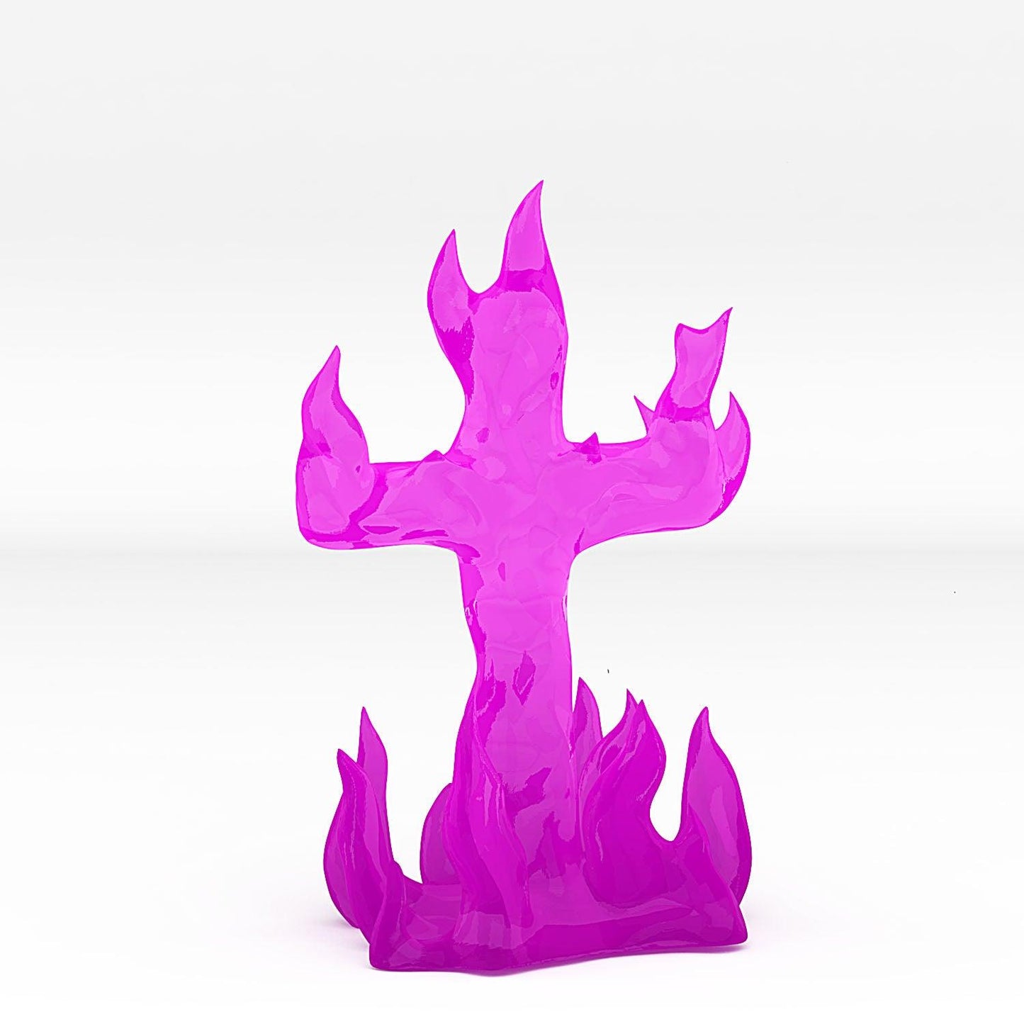 3D Printed Fantastic Plants and Rocks Cemetery Portal With Its Cross Effect 28mm - 32mm D&D Wargaming - 3D Printing Boss
