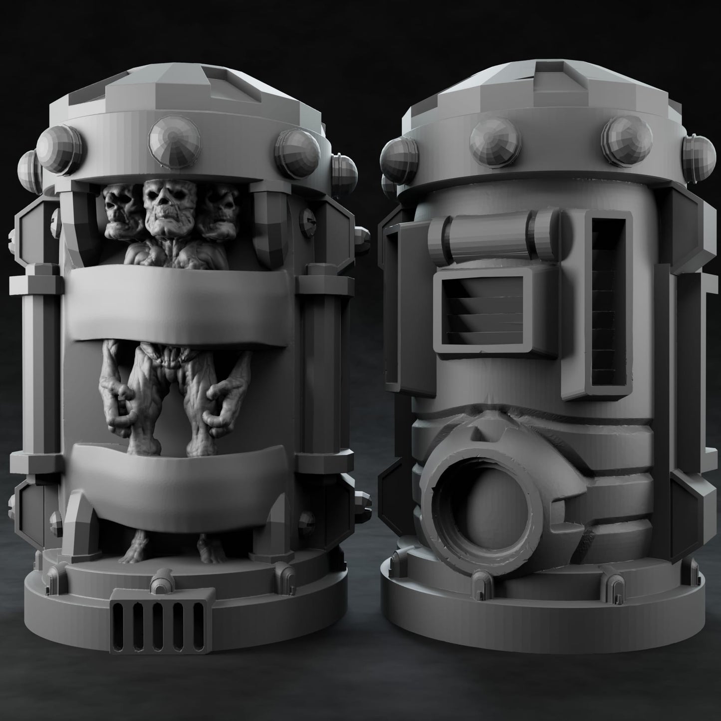 3D Printed Nafarrate Alien Capsule Set Space Orcs 28 32 mm D&D - 3D Printing Boss