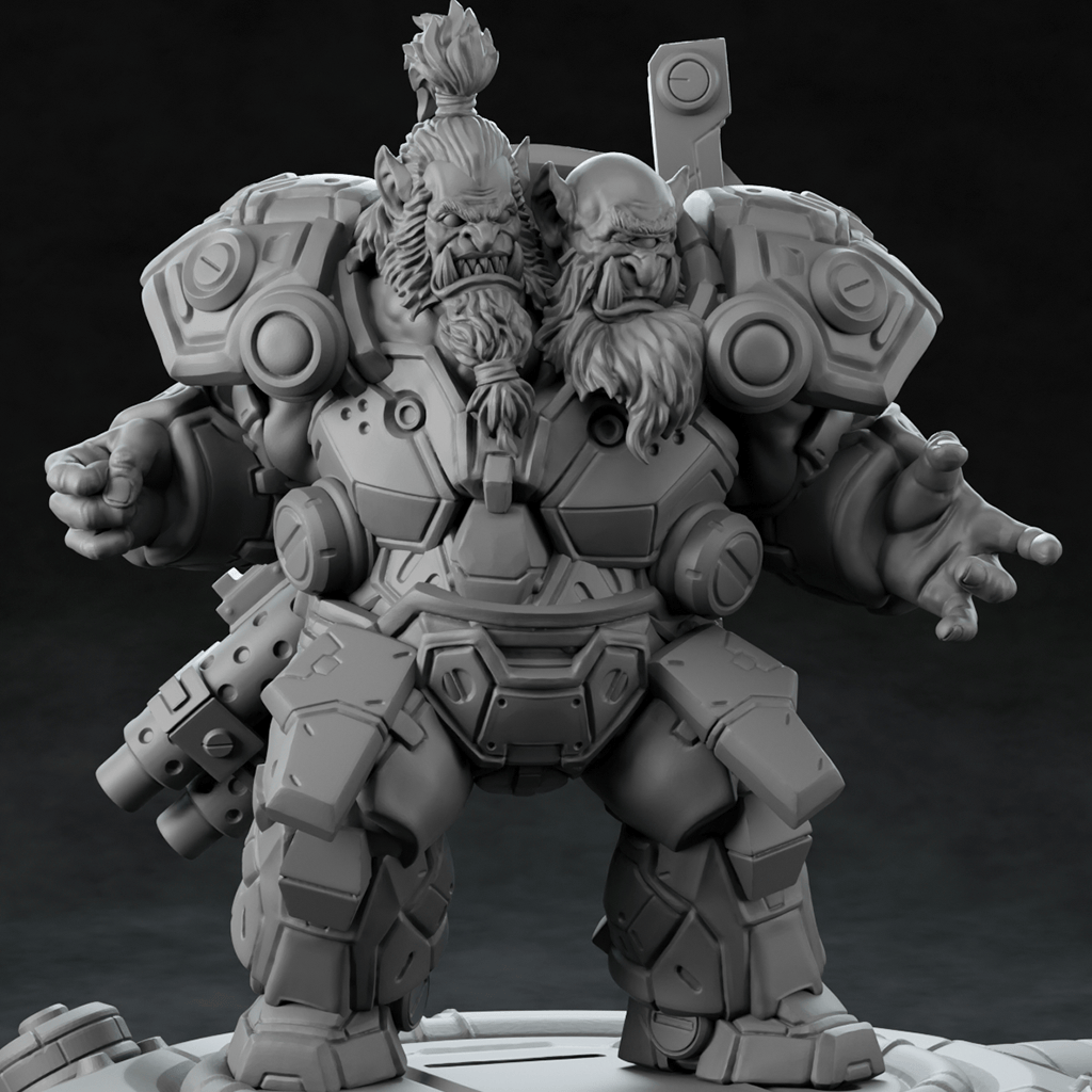 3D Printed Nafarrate Heavy Orc Set Space Orcs 28 32 mm D&D - 3D Printing Boss