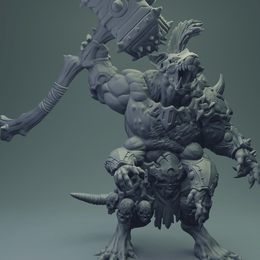3D Printed Nafarrate Rats Army Rat Berserker Set 28mm 32mm D&D - 3D Printing Boss