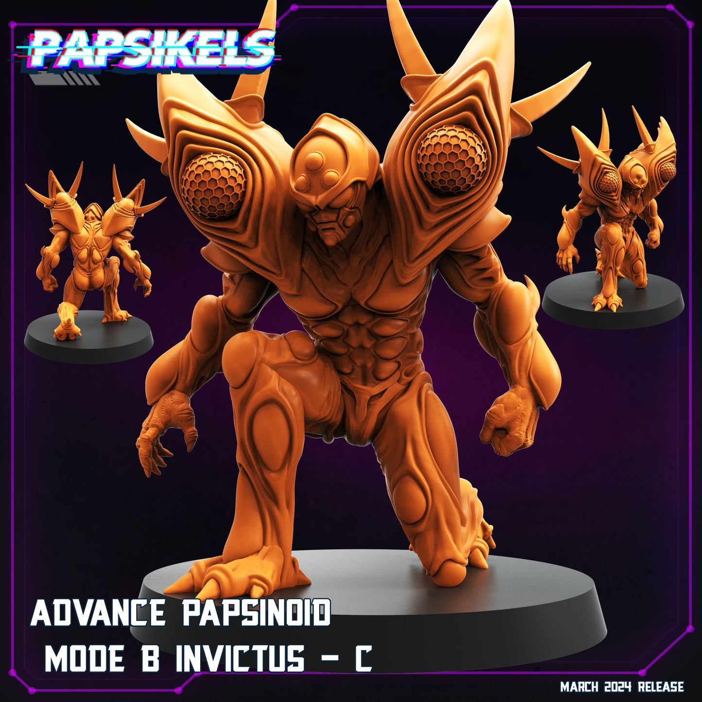 3D Printed Papsikels Advance Papsinoid Mode B Invictus Set 28mm 32mm - 3D Printing Boss