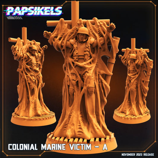 3D Printed Papsikels Colonial Marine Victim Set 28mm 32mm - 3D Printing Boss