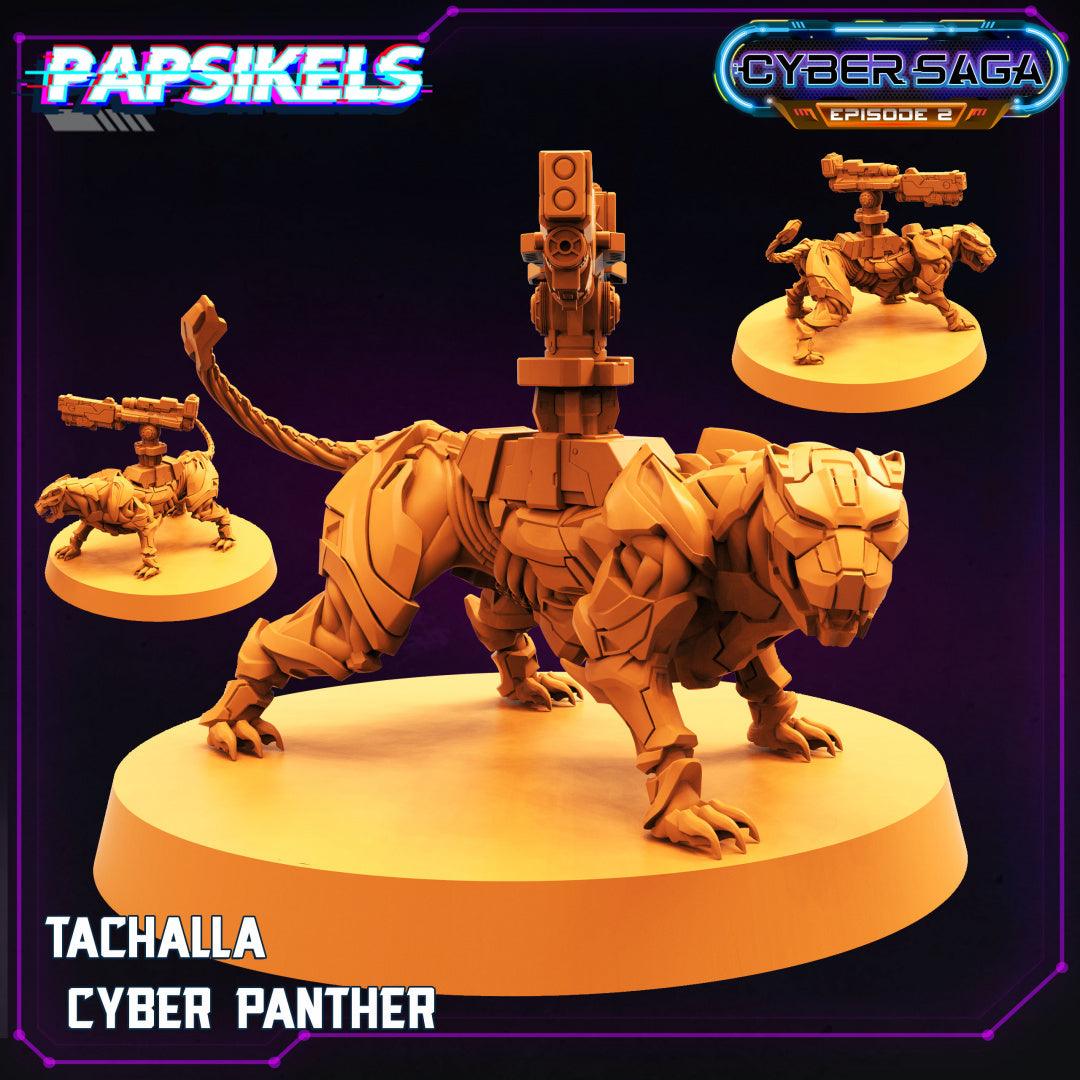 3D Printed Papsikels - Cyber Saga Episode 2 Tachalla Cyber Panther - 28mm 32mm - 3D Printing Boss