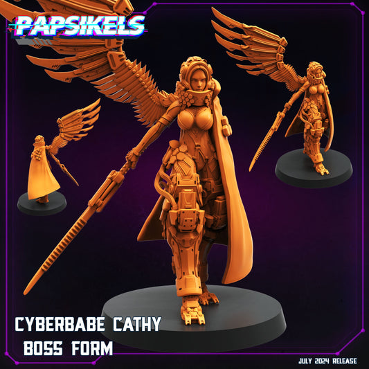 3D Printed Papsikels Cyberbabe Cathy Set July 2024 Cyberpunk 28mm 32mm - 3D Printing Boss