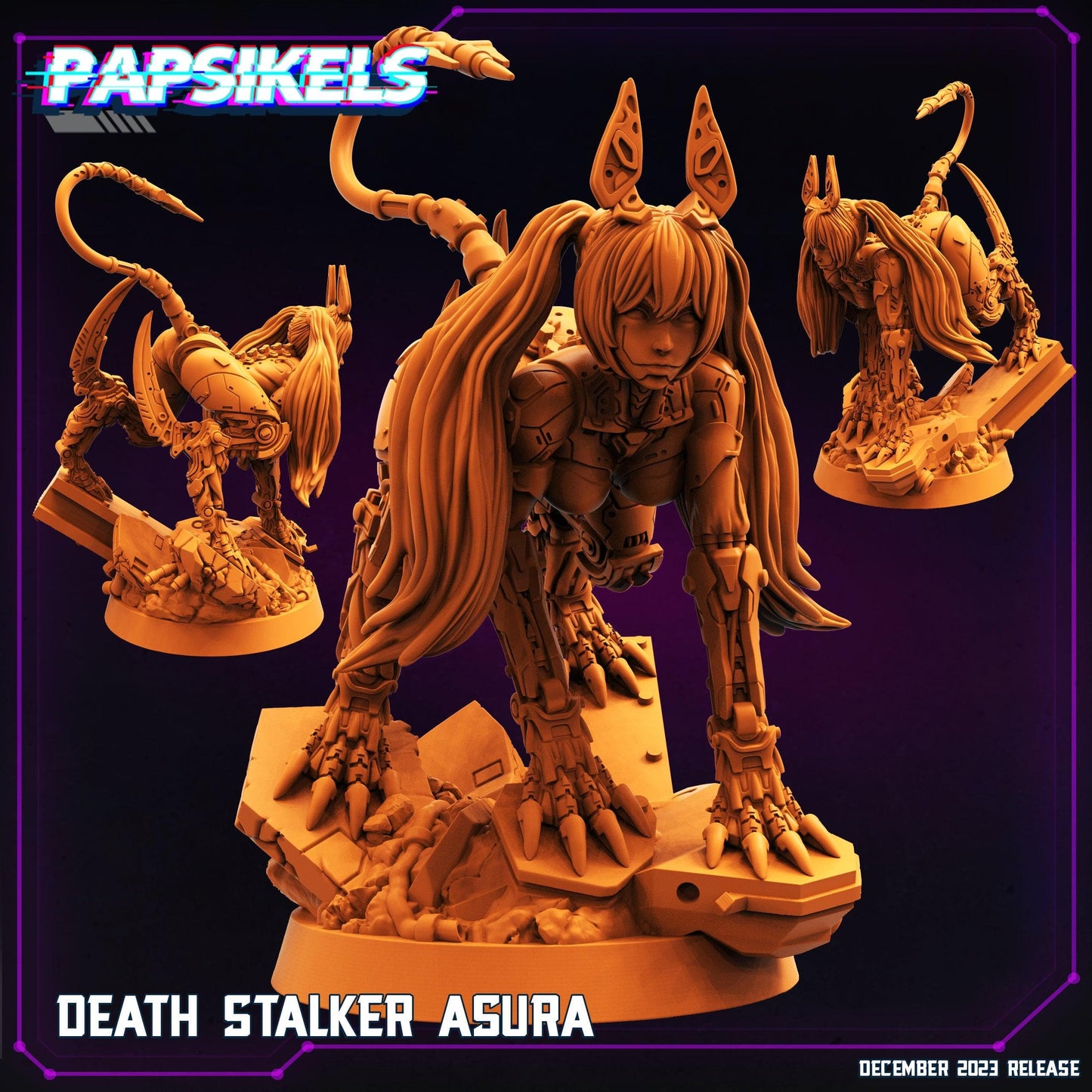 3D Printed Papsikels Death Stalker Asura 28mm 32mm - 3D Printing Boss