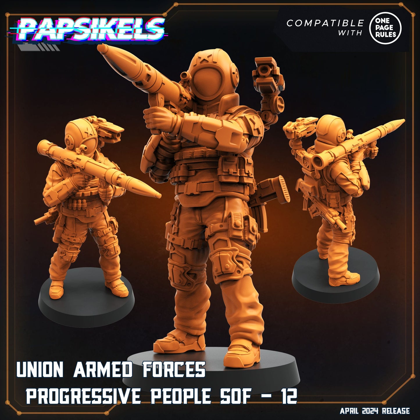 3D Printed Papsikels Democracy Troopers SciFi Raven Claw Set 28mm 32mm - 3D Printing Boss