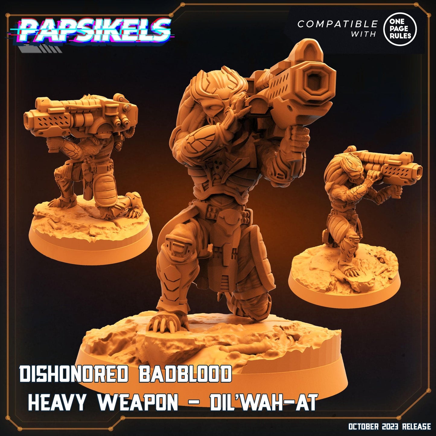 3D Printed Papsikels Dilwahat Dishonored Badblood Skullhunter Mastab 28mm 32mm - 3D Printing Boss