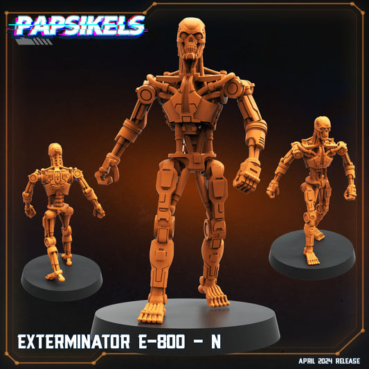 3D Printed Papsikels Exterminator E 800 Set Democracy Troopers SciFi Set 28mm 32mm - 3D Printing Boss