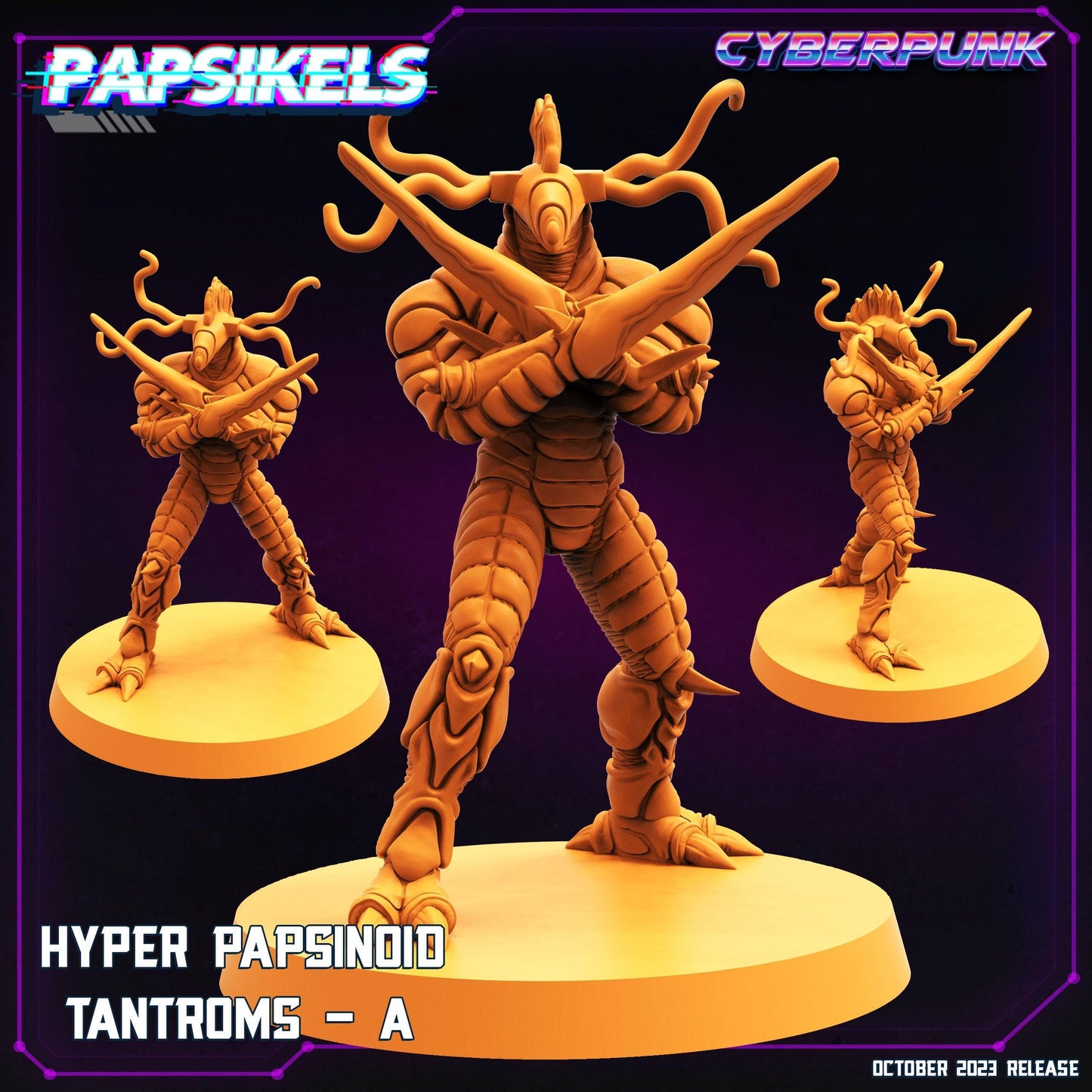 3D Printed Papsikels Hyper Papsinoid Tantroms A Hyper Papsinoid Tantroms Set 28mm 32mm - 3D Printing Boss