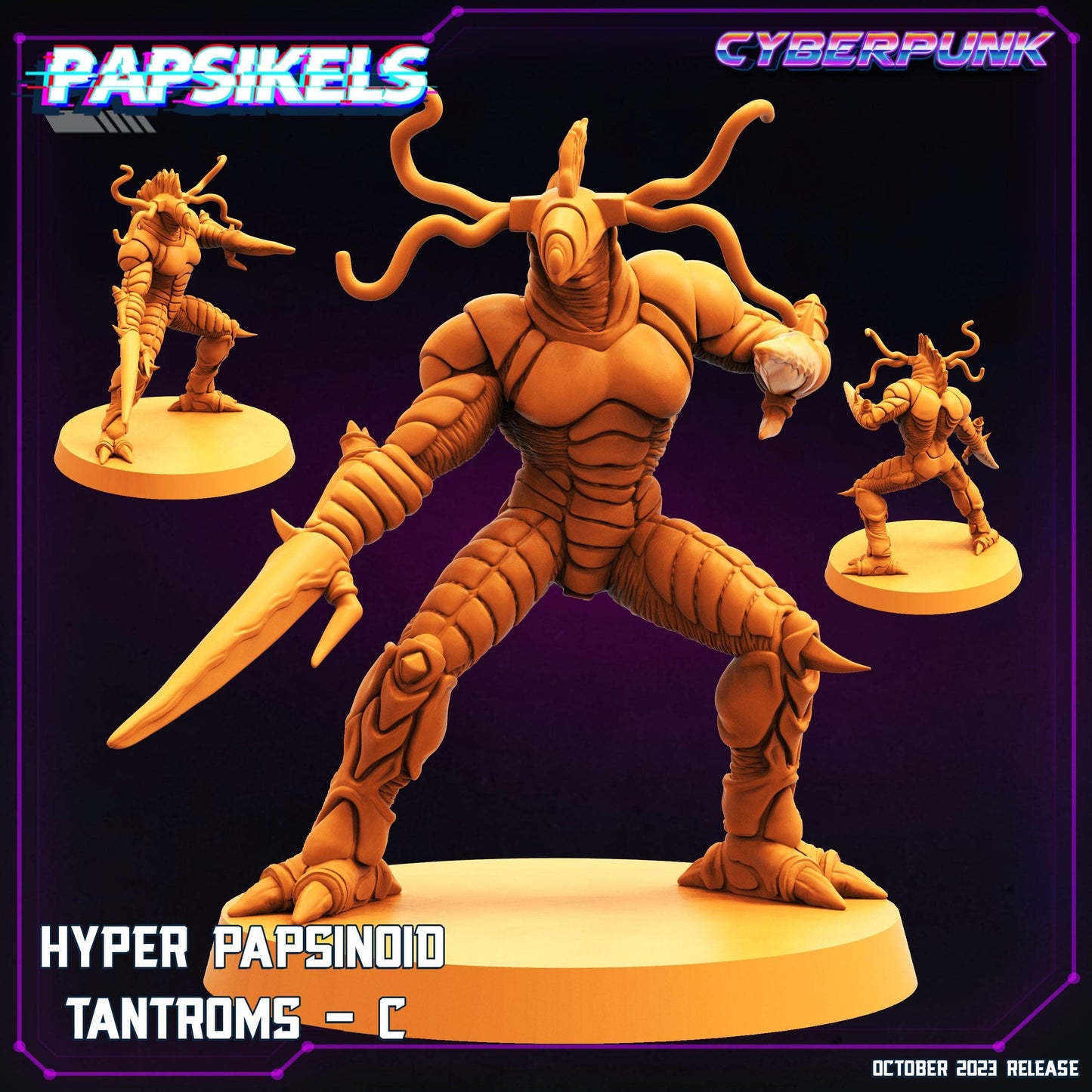 3D Printed Papsikels Hyper Papsinoid Tantroms C Hyper Papsinoid Tantroms Set 28mm 32mm - 3D Printing Boss