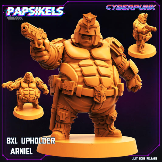 3D Printed Papsikels July 2023 - Cyberpunk 8XL Upholder Set 28mm 32mm - 3D Printing Boss