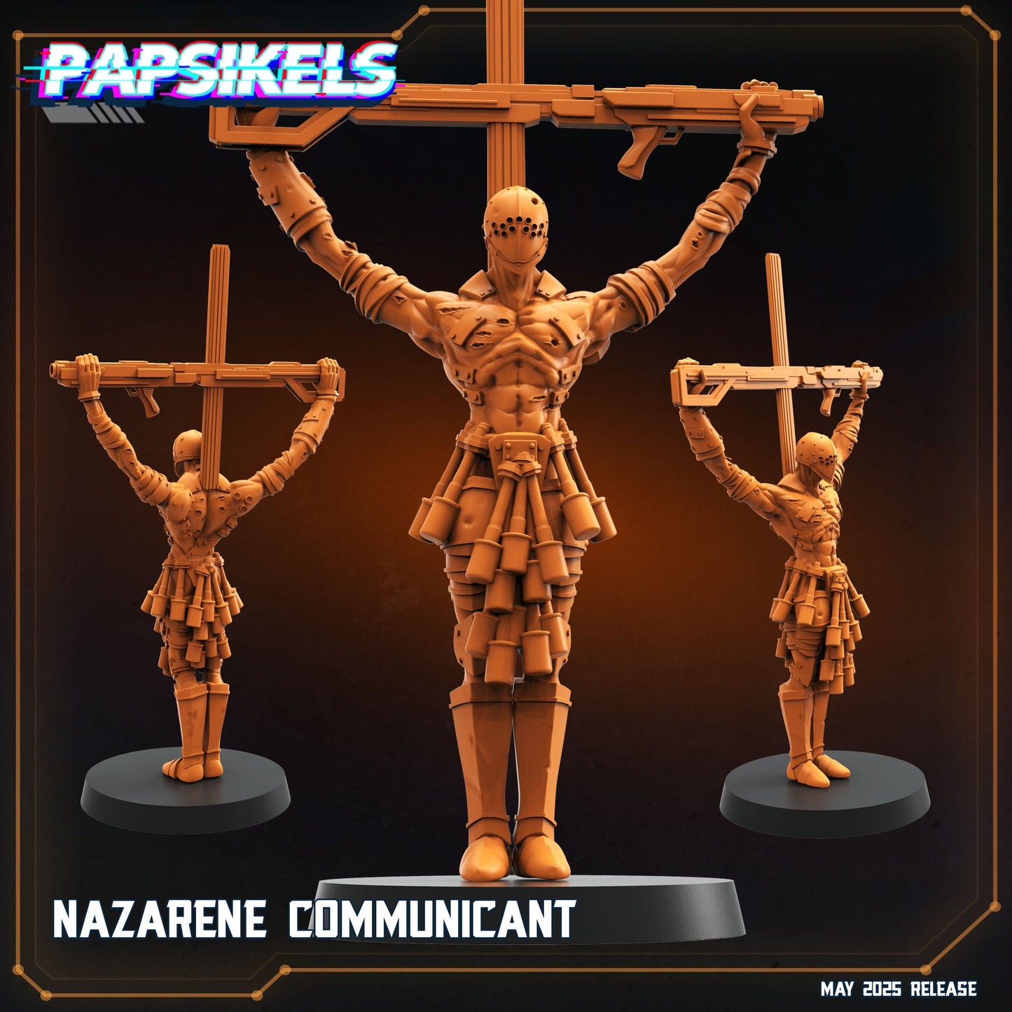 3D Printed Papsikels Nazarene Communicant 28mm 32mm - 3D Printing Boss