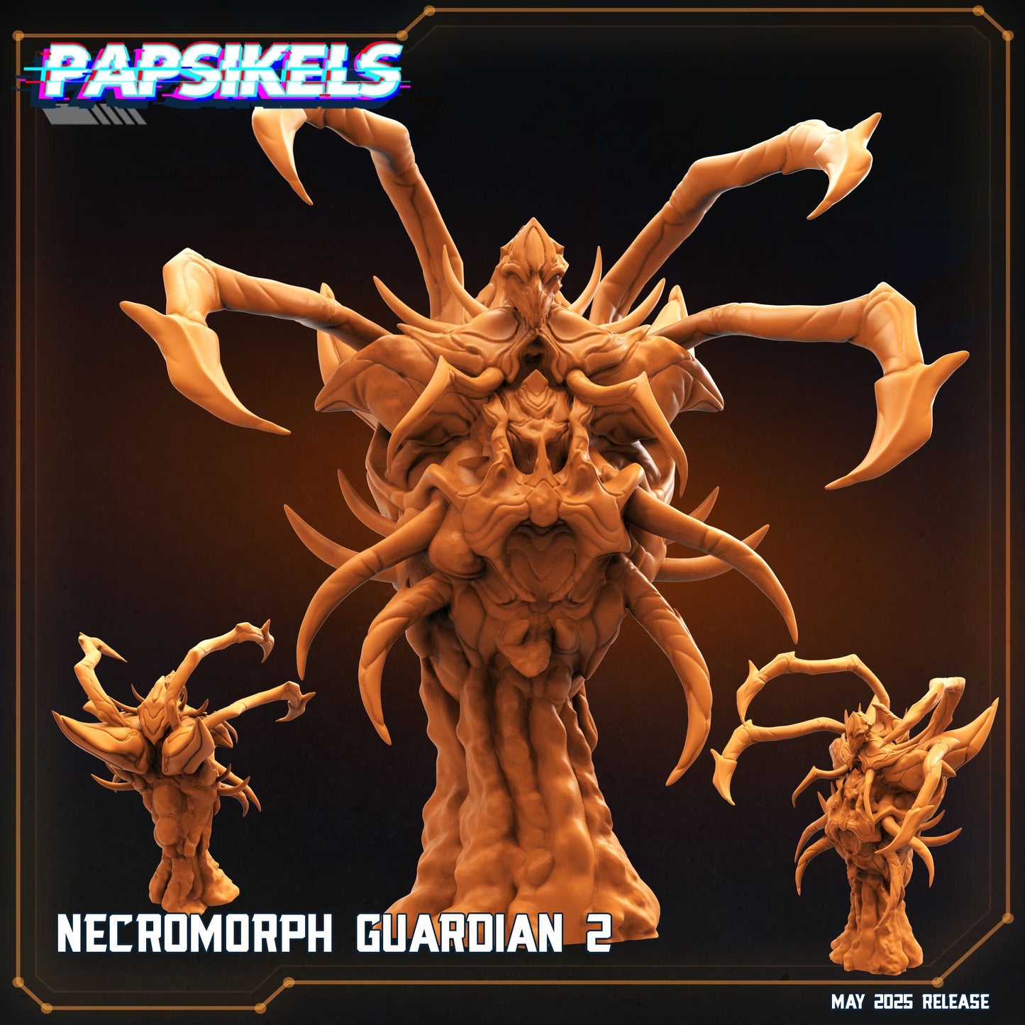 3D Printed Papsikels Necromorph Guardian 2 May 2025 Alien vs. Humans Reconnaissance 28mm 32mm - 3D Printing Boss