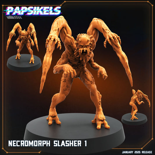 3D Printed Papsikels Necromorph Slashers Set January 2025 - Scifi 28mm 32mm - 3D Printing Boss