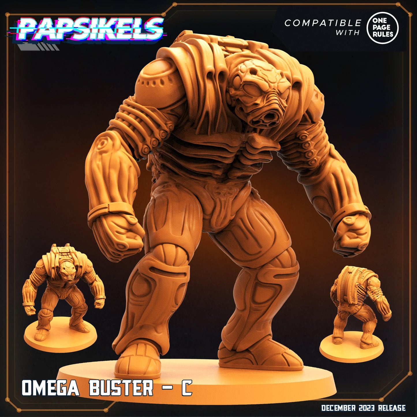3D Printed Papsikels Omega Busters 28mm 32mm - 3D Printing Boss