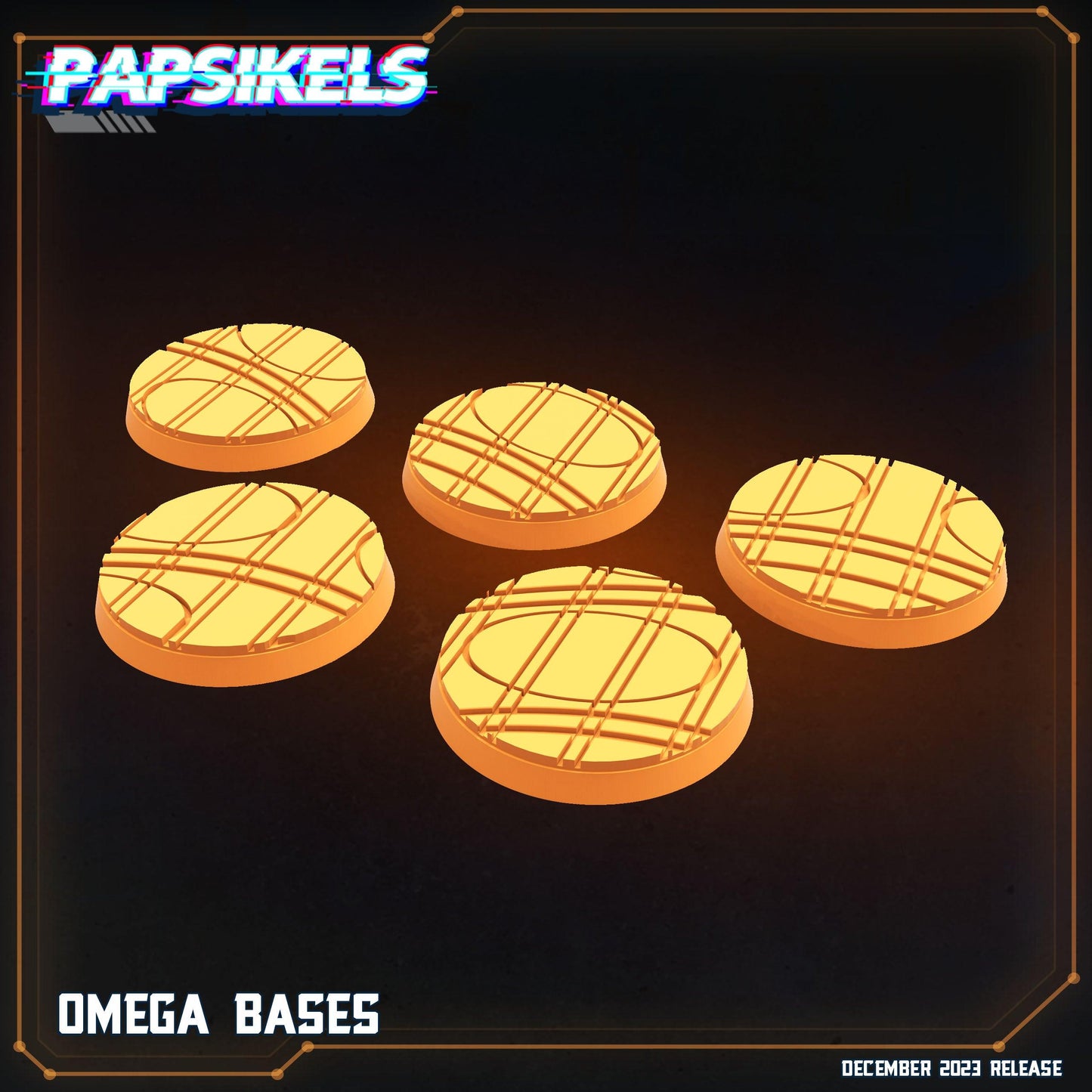 3D Printed Papsikels Omega bases 28mm 32mm - 3D Printing Boss