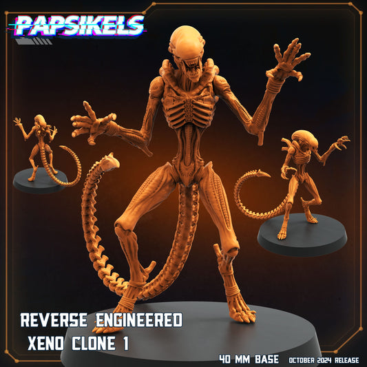 3D Printed Papsikels Reverse Engineered Xeno Clone Set October 2024 SciFi 28mm 32mm - 3D Printing Boss