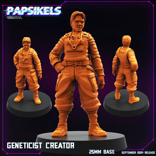 3D Printed Papsikels SEPTEMBER 2024 CYBERPUNK Geneticist Set 28mm 32mm - 3D Printing Boss