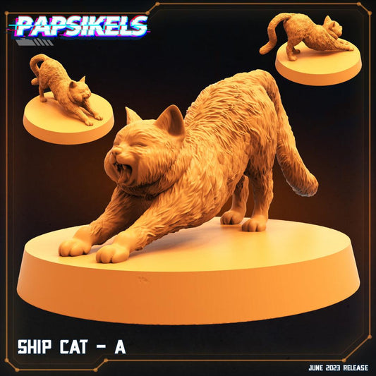 3D Printed Papsikels - Ship Cat Set - 28mm 32mm - 3D Printing Boss
