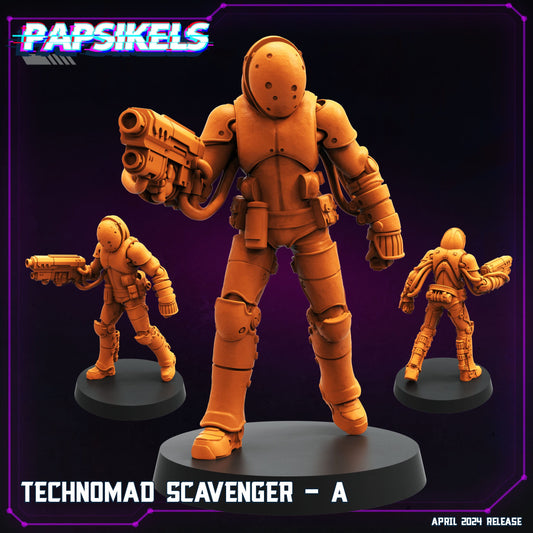 3D Printed Papsikels Technomad Scavenger Set 28mm 32mm - 3D Printing Boss