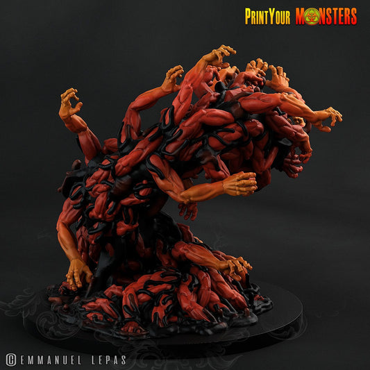 3D Printed Print Your Monster the Abyssal Hand Horrors - Gortha Shadow Worm 28mm 32mm D&D - 3D Printing Boss