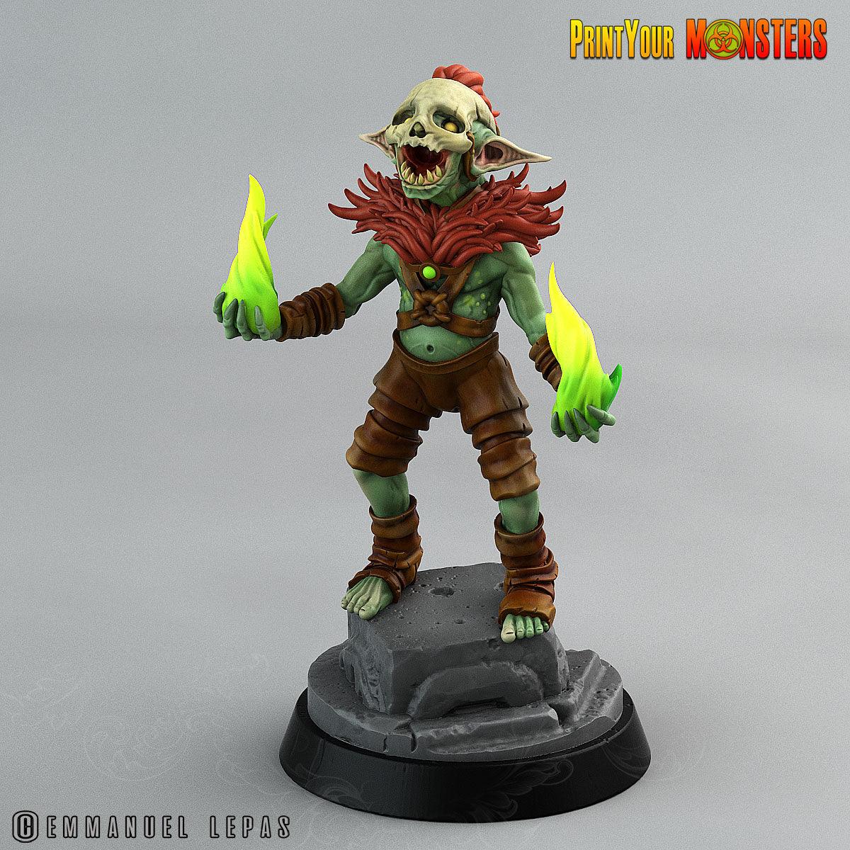 3D Printed Print Your Monsters Goblins Depths Of Choas Confronting The Abyss 28mm - 32mm D&D Wargaming - 3D Printing Boss