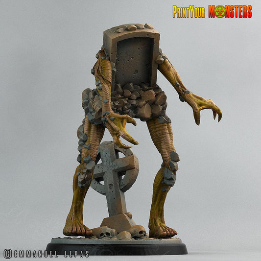 3D Printed Print Your Monsters Graveyard Monsters The Living Graveyard 28mm - 32mm D&D Wargaming - 3D Printing Boss