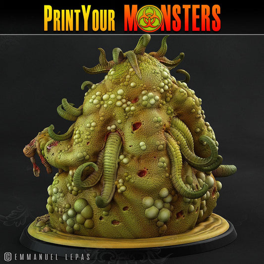 3D Printed Print Your Monsters Greater Pestilent Demon Giant Plague Demon Plague Army Of Spooky Swamp Set 28mm - 32mm D&D Wargaming - 3D Printing Boss