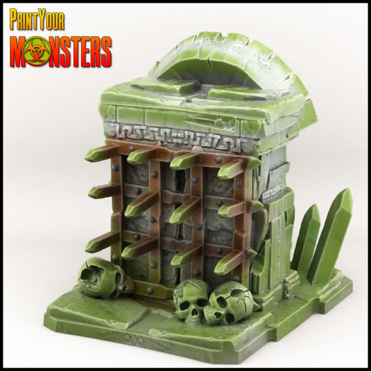 3D Printed Print your Monster - Aztec Trap 28 32mm D&D - 3D Printing Boss