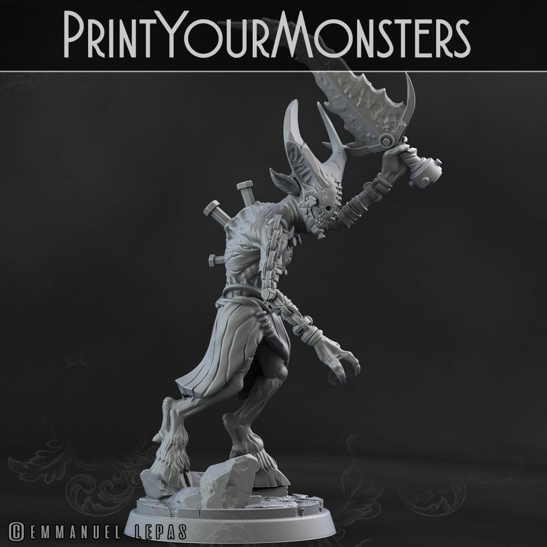 3D Printed Print your Monster Demons Set 28 32mm D&D - 3D Printing Boss