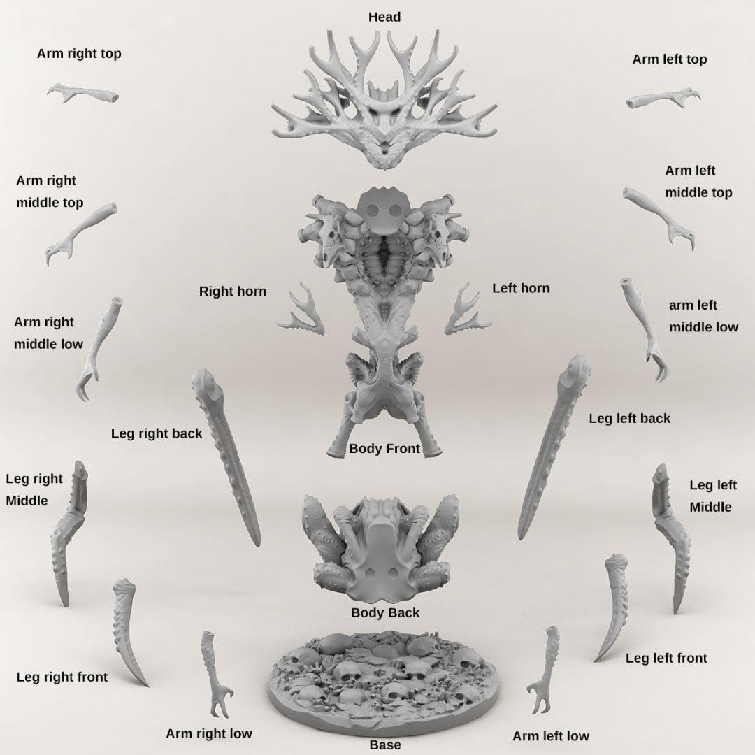 3D Printed Print your Monster Giant Forest Monster 28 32mm D&D - 3D Printing Boss