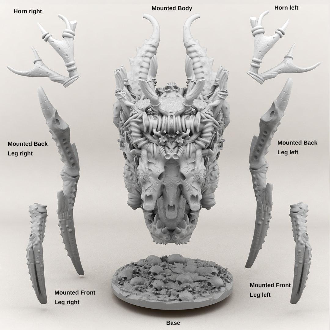 3D Printed Print your Monster Giant Mounted Forest Creature 28 32mm D&D - 3D Printing Boss