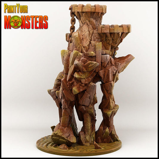 3D Printed Print your Monster Golem 28 32mm D&D - 3D Printing Boss