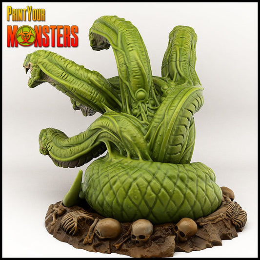 3D Printed Print your Monster Hydra 28 32mm D&D - 3D Printing Boss