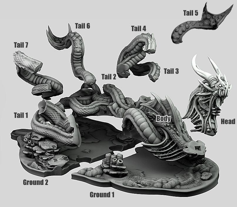 3D Printed Print your Monster Leviathan 28 32mm D&D - 3D Printing Boss