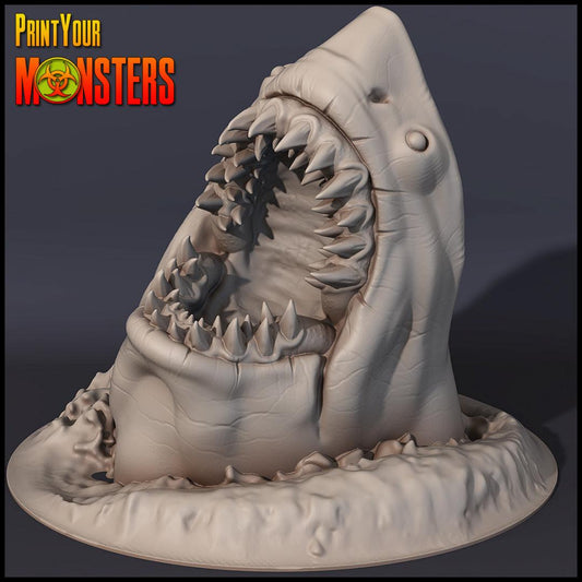 3D Printed Print your Monster Shark 28 32mm D&D - 3D Printing Boss